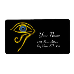 Etiqueta AZUL TALISMAN negro