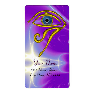 Etiqueta AZUL TALISMAN violeta