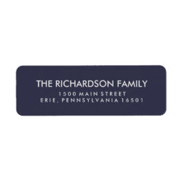 Etiqueta Azul y plateado sencillos de medianoche