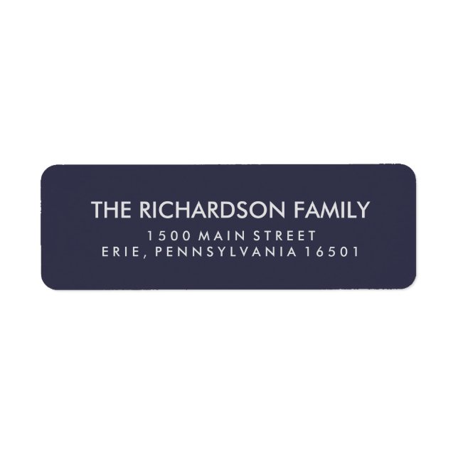 Etiqueta Azul y plateado sencillos de medianoche (Frente)