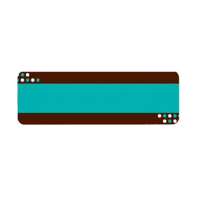 Etiqueta azul y Verde azulada (Frente)