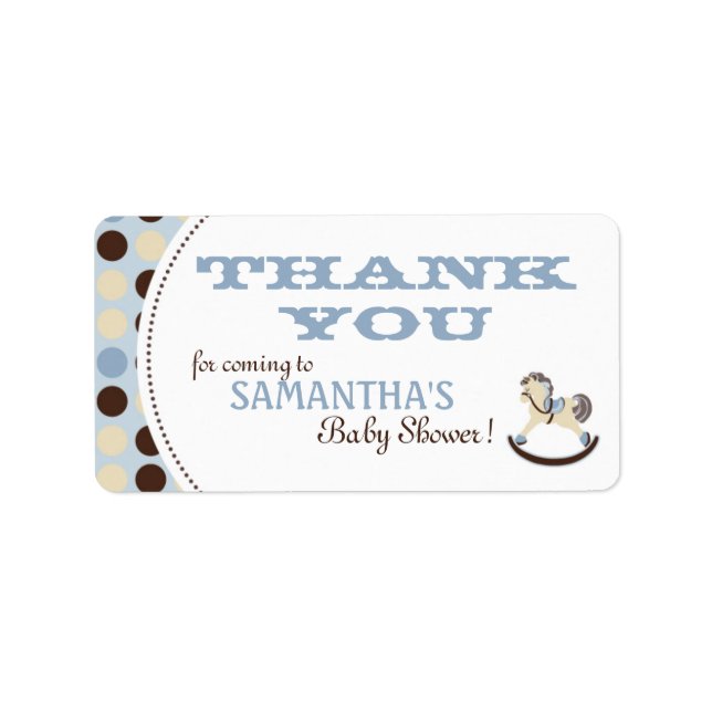 Etiqueta B de Rockefeller Horse Boy (Frente)