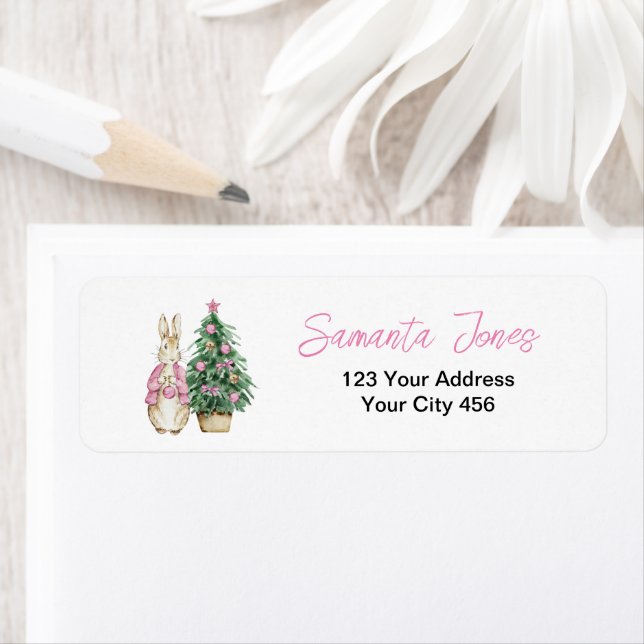 Etiqueta Baby It's Cold Outside Address Labels (In situ)