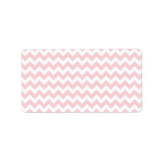 Etiqueta Baby Pink Chevron