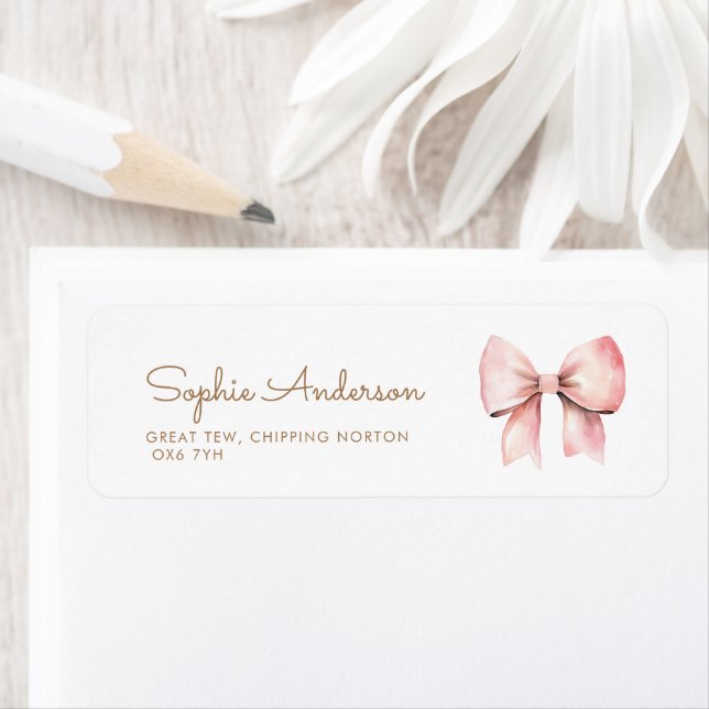 Etiqueta Baby Shower Chica de plegado rosado (In situ)