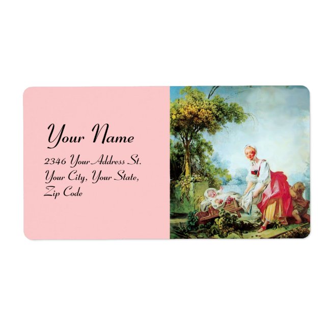 ETIQUETA BABY SHOWER COLORIDO (Frente)