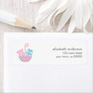 Etiqueta Baby Shower de mamá embarazada