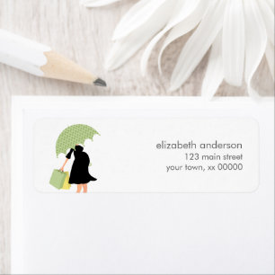 Etiqueta Baby Shower de mamá embarazada