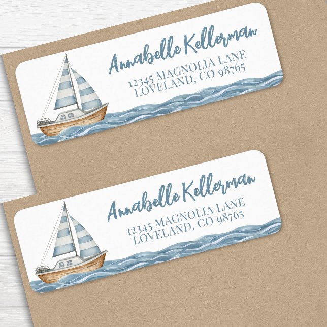 Etiqueta Baby Shower Náutico (Nautical Baby Shower label)