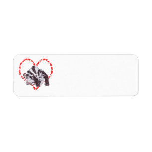 ETIQUETA BADGER HEART