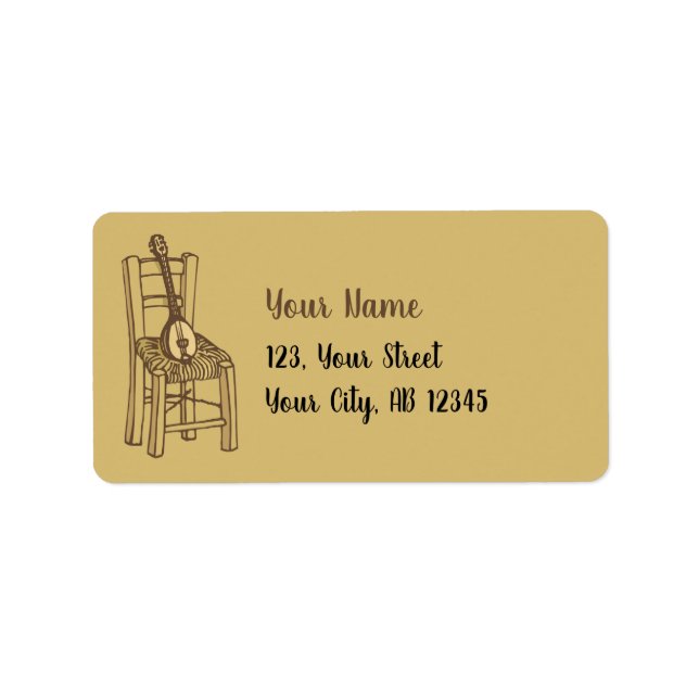 Etiqueta Baglama sobre la presidencia (Frente)