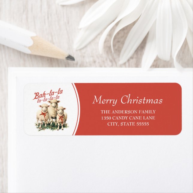 Etiqueta Bah La La Cute Navidades Retro (In situ)