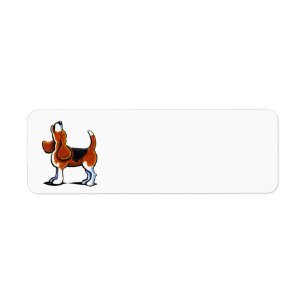 Etiqueta Bahía Beagle de tres colores