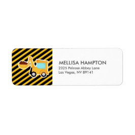 Etiqueta BAJO CONSTRUCCIÓN Cumpleaños Baby Shower