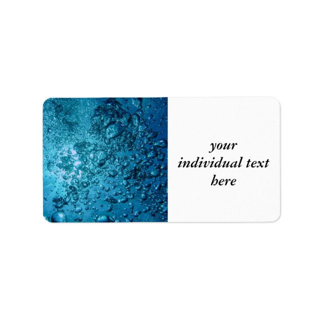 Etiqueta bajo el agua 03 (Frente)