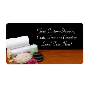 Etiqueta Balneario/negro/color de la escena del salón del