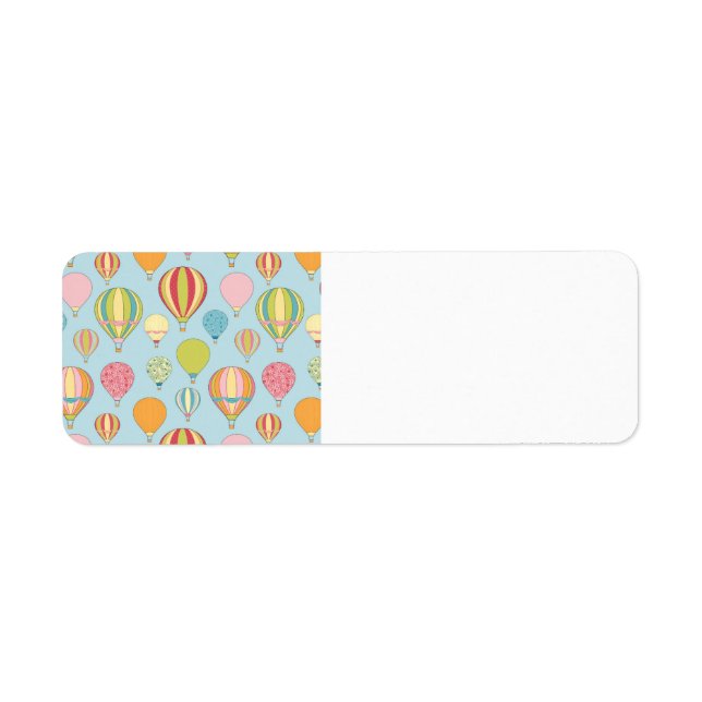 Etiqueta Balón de aire caliente (Frente)