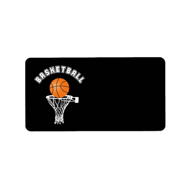 Etiqueta Baloncesto (Frente)