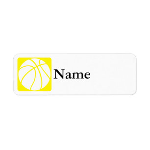 Etiqueta Baloncesto amarillo
