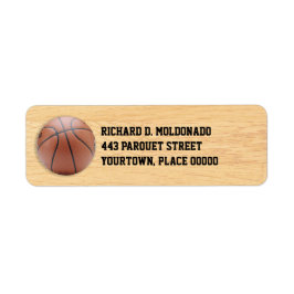 Etiqueta Baloncesto en el suelo