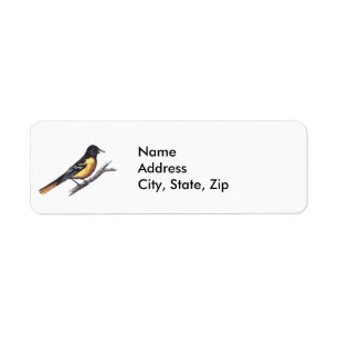 Etiqueta Baltimore Oriole