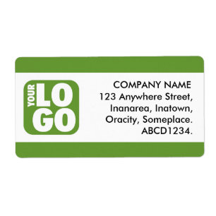 Etiqueta Banda central - Aguacate verde