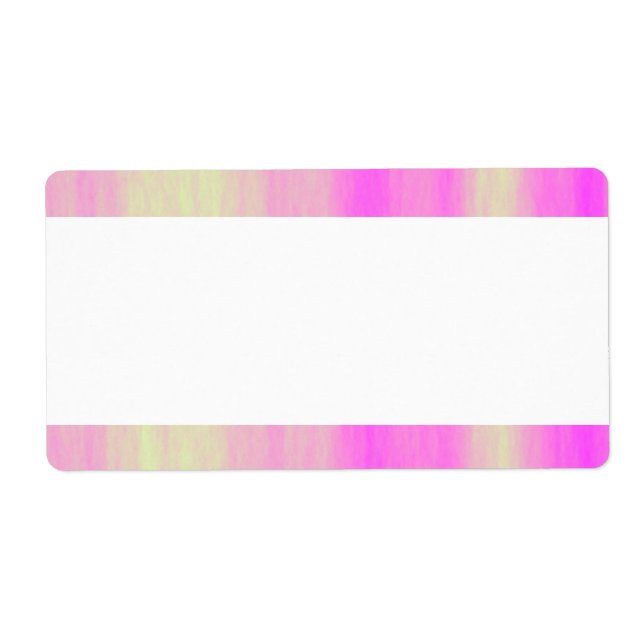 Etiqueta Banda central - Alien Sky (Frente)