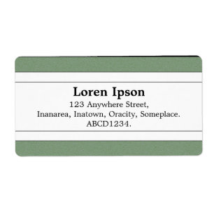 Etiqueta Banda central II - Arena verde
