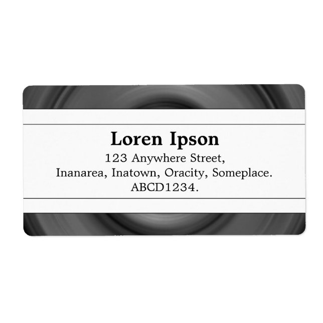 Etiqueta Banda central II - Rueda II (Frente)