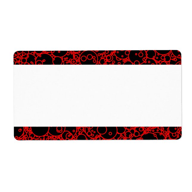 Etiqueta Banda central - Modelo de burbuja (Frente)