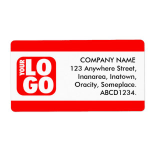 Etiqueta Banda central - Rojo