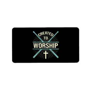 Etiqueta Banda De Culto Cristiana Creada Para Adorar A Los 