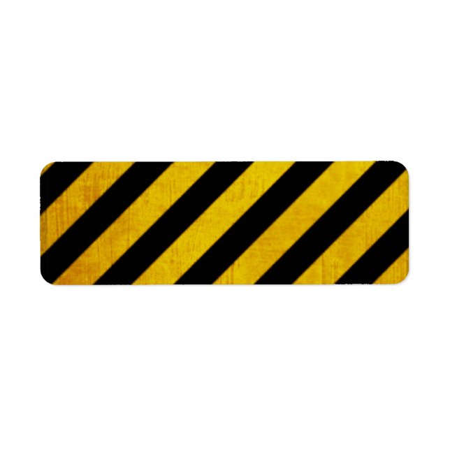 Etiqueta Banda de peligro de Grunge (Frente)