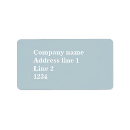 Etiqueta Bandas azules de hielo monograma