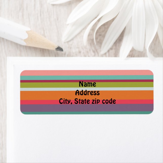 Etiqueta Bandas horizontales (In situ)