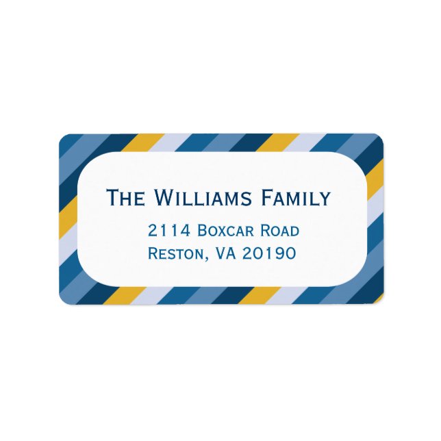 Etiqueta Bandas náuticas (Frente)