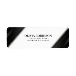 Etiqueta Bandas negras de oro delgadas