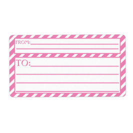 Etiqueta Bandas rosadas Bubblegum