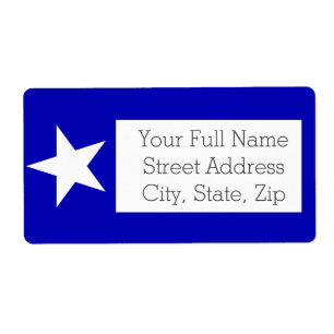 Etiqueta Bandera azul Bonnie