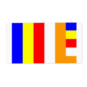 Etiqueta Bandera budista
