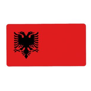 Etiqueta Bandera de Albania