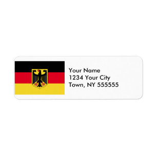 Etiqueta Bandera de Alemania