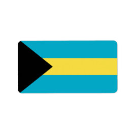 Etiqueta Bandera de Bahamas