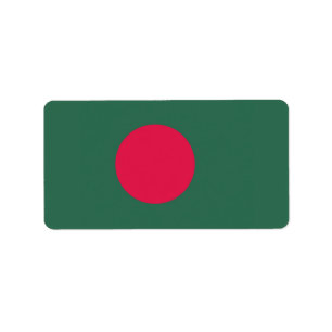 Etiqueta Bandera de Bangladesh