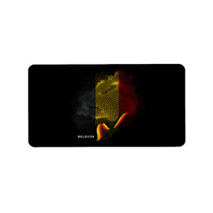 Etiqueta Bandera de Bélgica