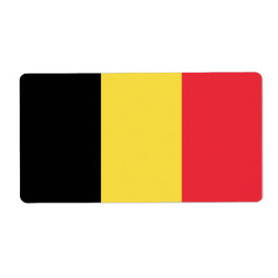 Etiqueta Bandera de Bélgica