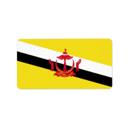 Etiqueta Bandera de Brunei