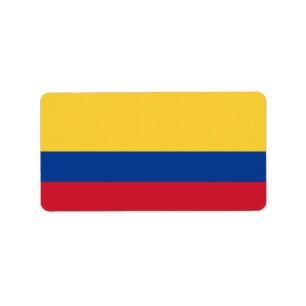 Etiqueta Bandera de Colombia