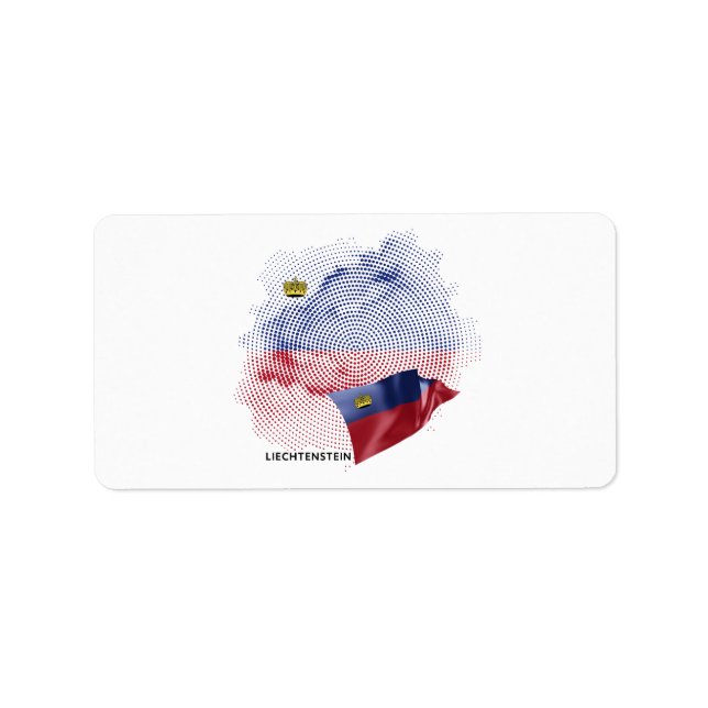 Etiqueta bandera de EE. UU. (Frente)