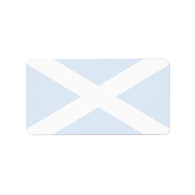 Etiqueta Bandera de Escocia (Frente)